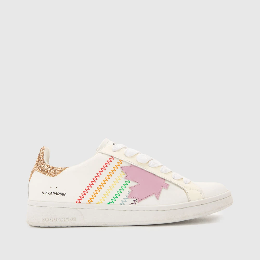 DSQUARED2 D2二次方亮片刺绣女休闲鞋板鞋SNW024410670001M2790