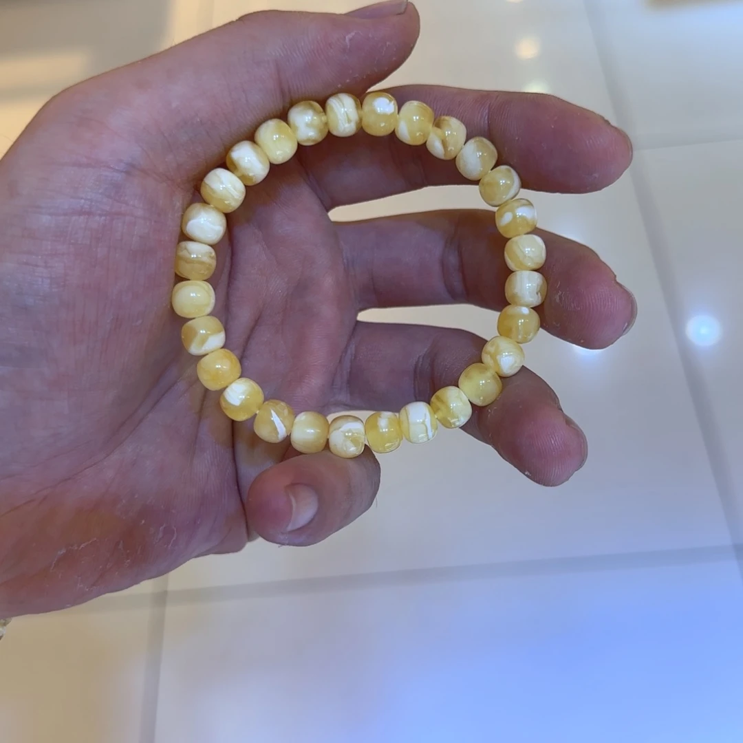 未镶嵌琥珀手链蜜蜡