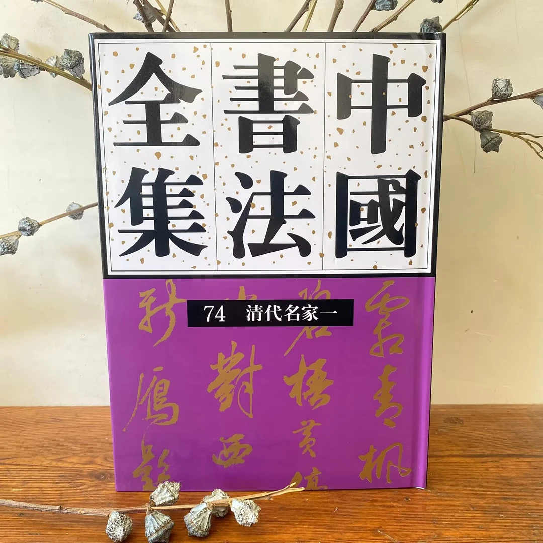 中国书法全集 74 清代名家一 清代初期书法家作品选