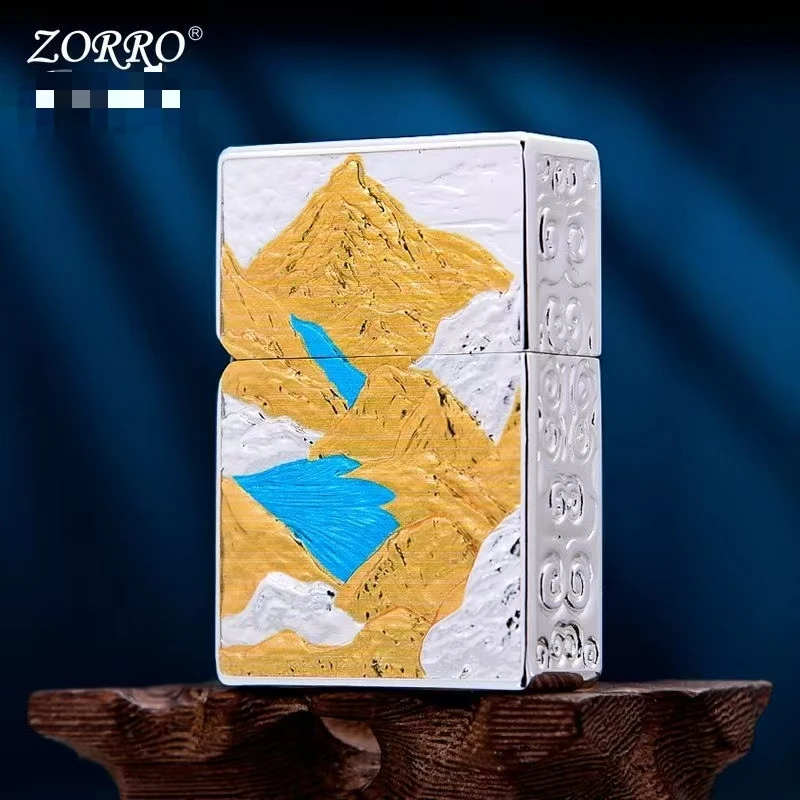 ZORRO佐罗2025新款金山银山重甲防风煤油打火机男士精品送男朋友