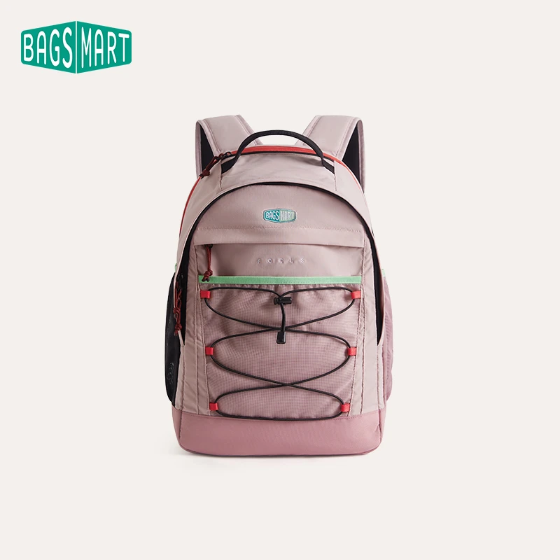 BAGSMART大容量双肩包女旅游户外背包学生书包男士旅行通勤电脑包