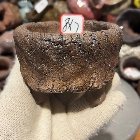 粗陶花盆制作就这样了，