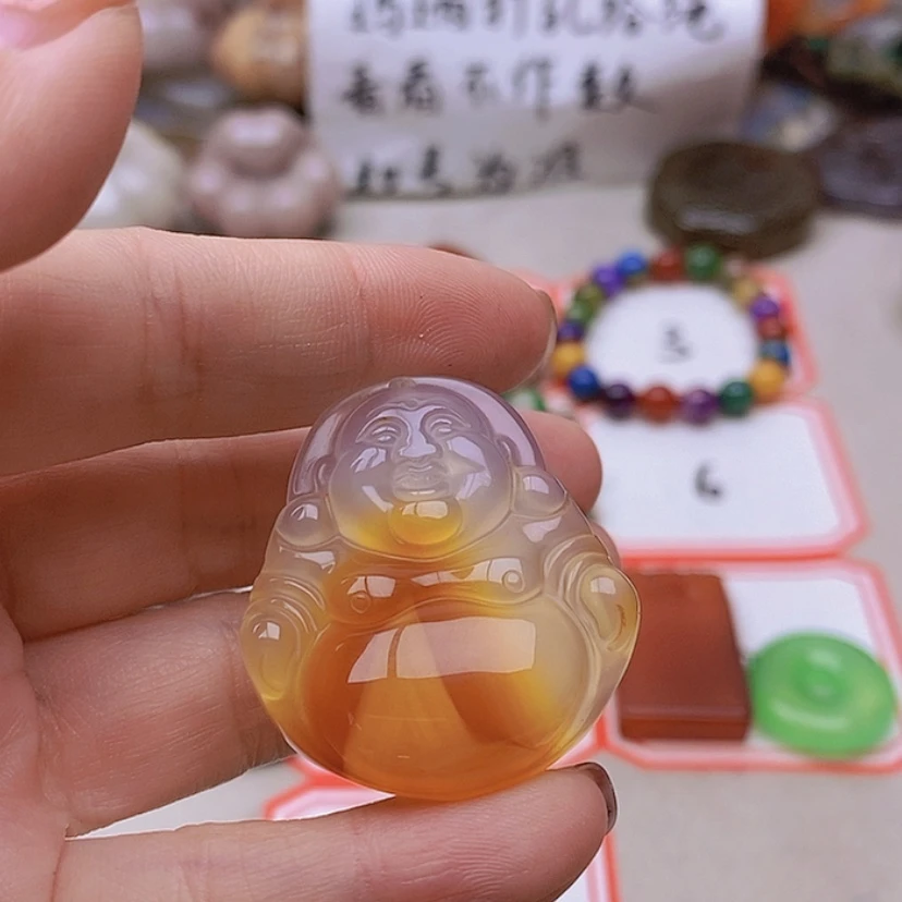 【闪购商品】未镶嵌玛瑙/玉髓珠宝半成品幽***儿
