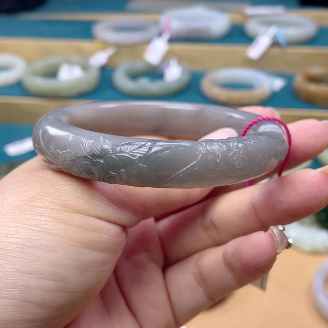 和田玉手镯未镶嵌93