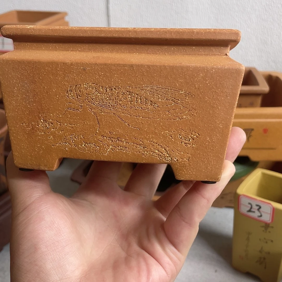 花盆紫砂宜兴精品四方10-6