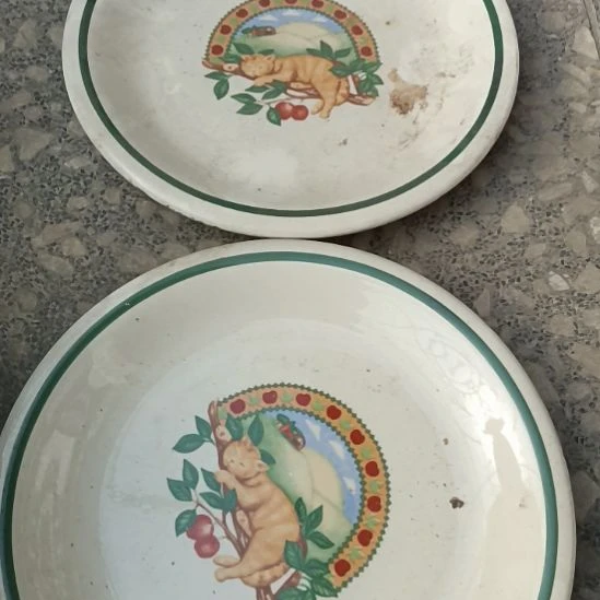 瓷片陶瓷盤子碗啥都有