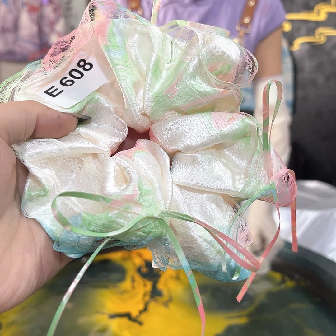 胖*608蕾丝发圈手作