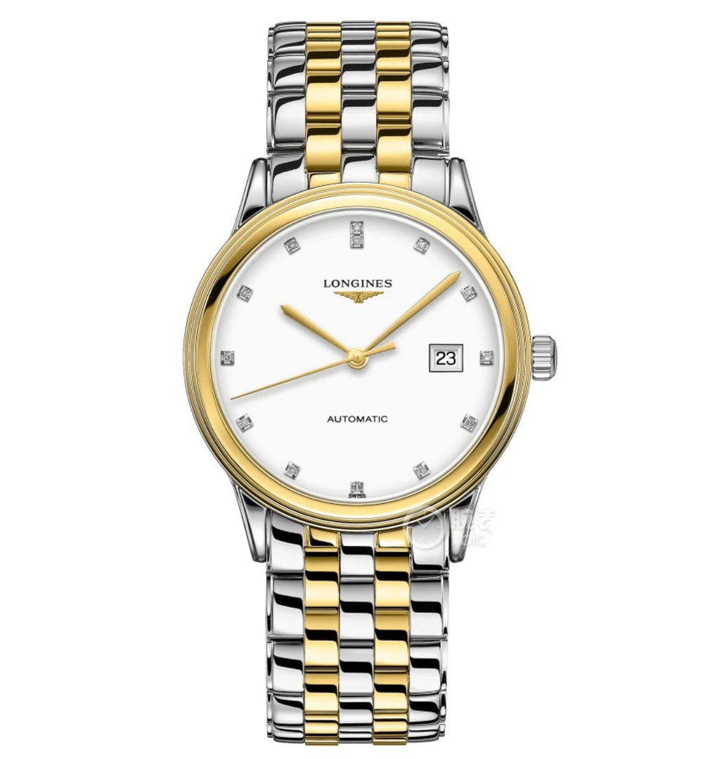 99新 Longines/浪琴 /军旗984间金钻刻/表径40/自动机械