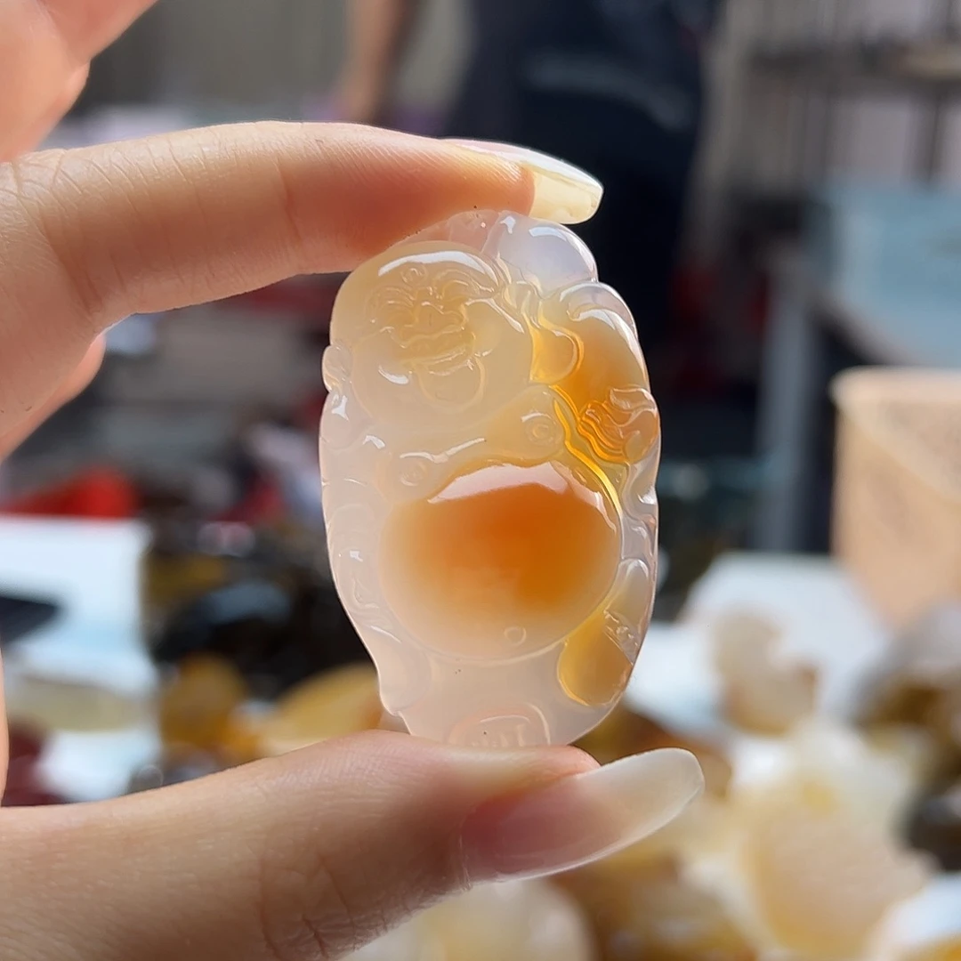 玛瑙/玉髓未镶嵌吊坠(不含链)