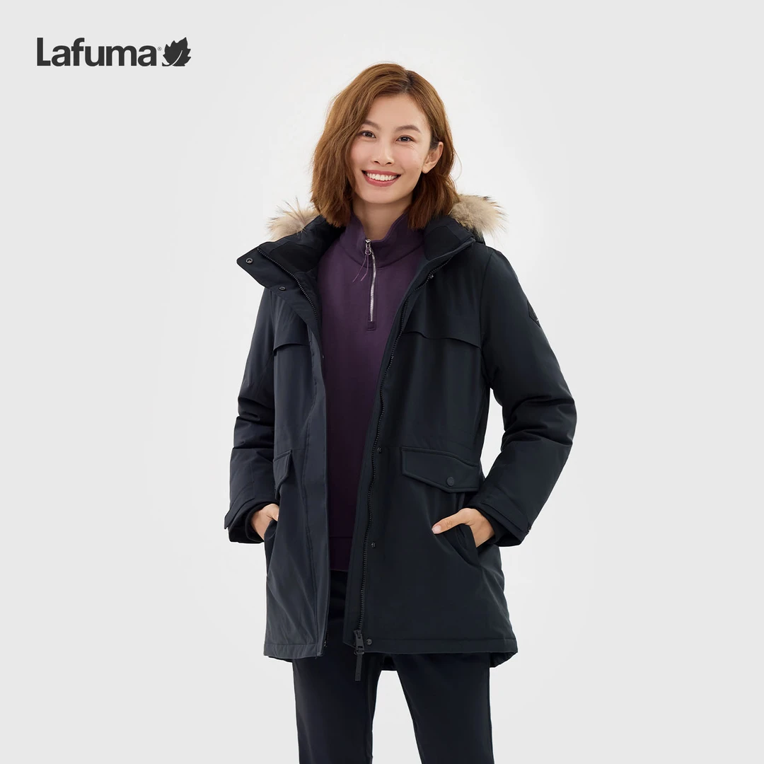 LAFUMA乐飞叶户外秋冬防泼水女鹅绒羽绒服防寒服防风LFJU4DH56