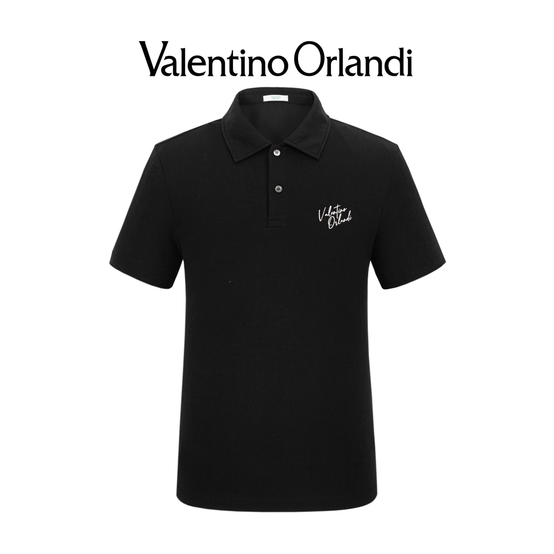 Valentino Orlandi男士夏季时尚百搭短袖polo衫