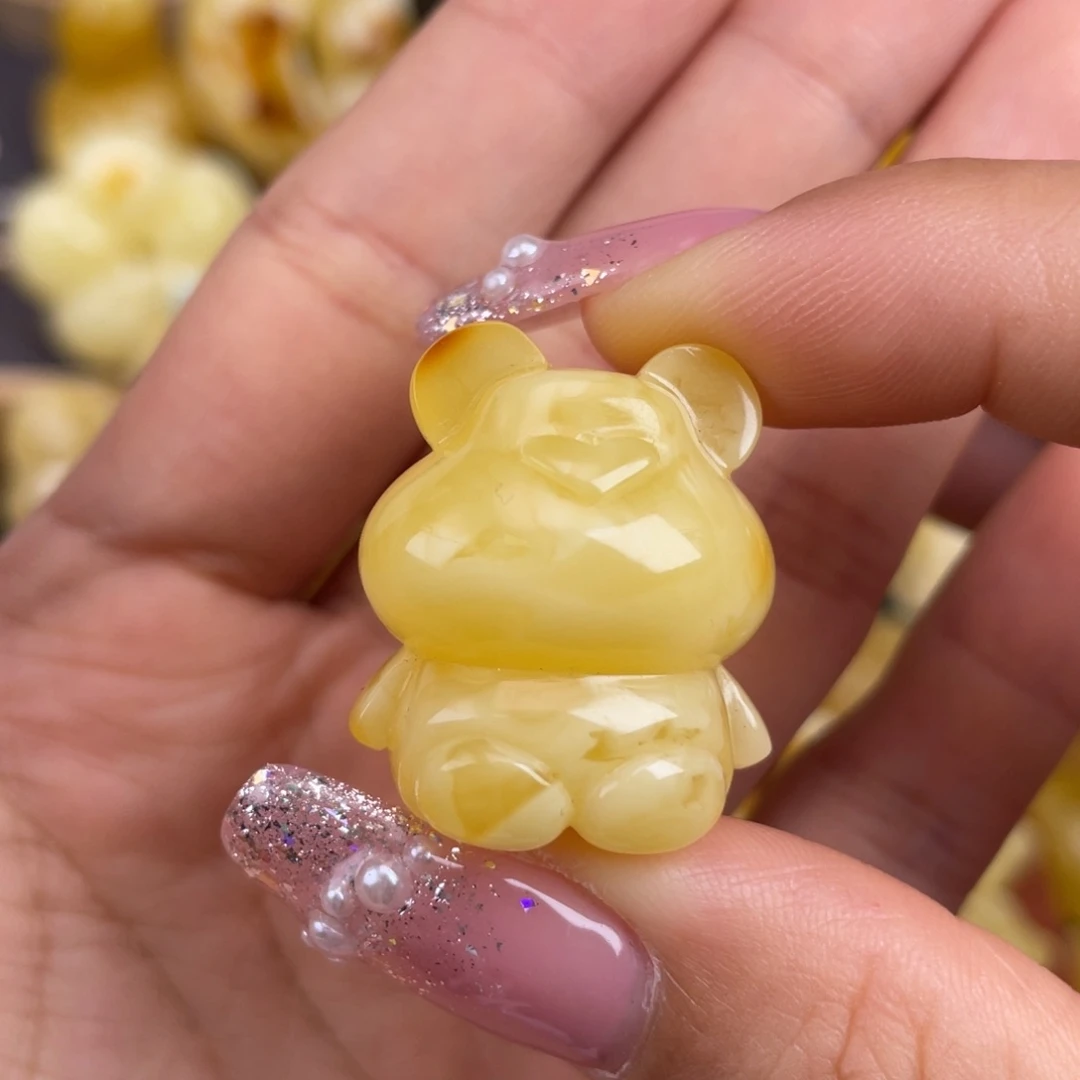 琥珀裸石未镶嵌蜜蜡