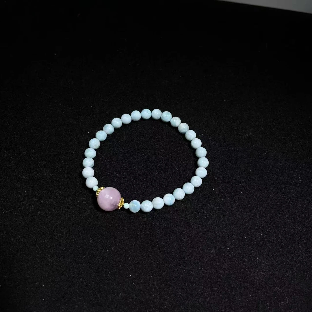 海纹石紫锂辉手串5m JYDM24010466