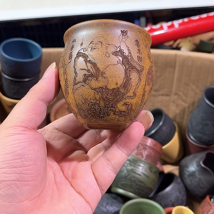 茶杯紫砂全手工紫砂主人杯