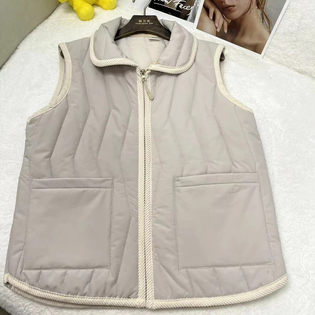 百搭高级感保暖冬季新款马甲 H1886