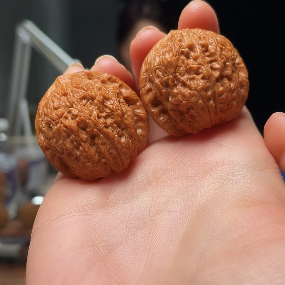 文玩核桃把件Q血麒麟35