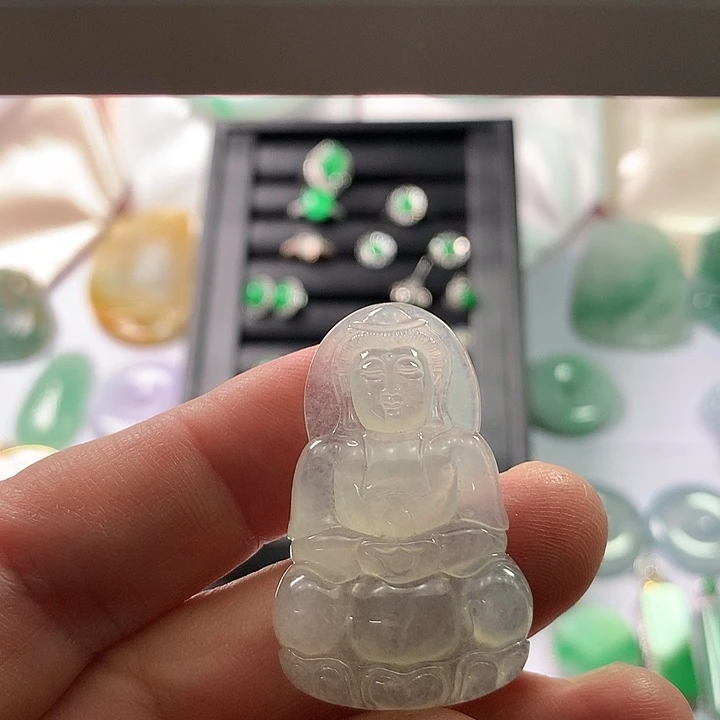 翡翠未镶嵌颈饰天然翡翠