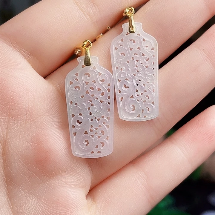 翡翠银S925镶嵌颈饰多样性