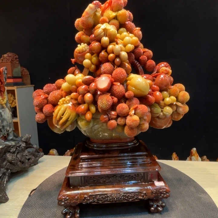 寿山石一**休雕工漂亮