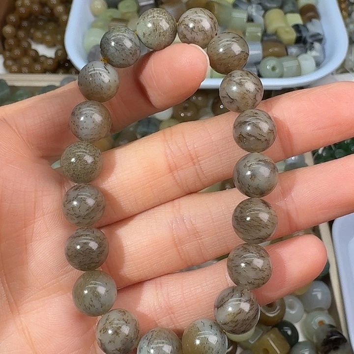 和田玉（糖玉）未镶嵌手链10mm