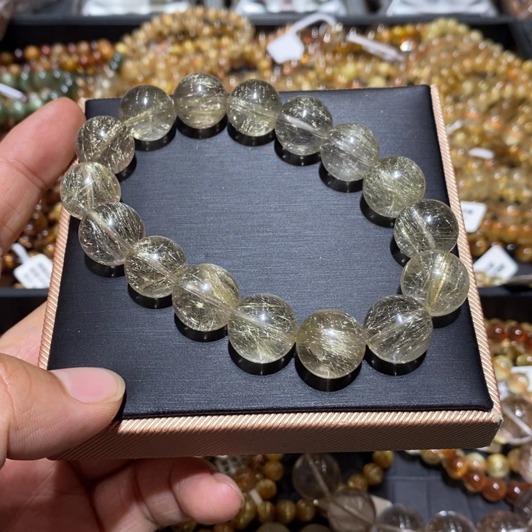 未镶嵌手串发晶发晶手链