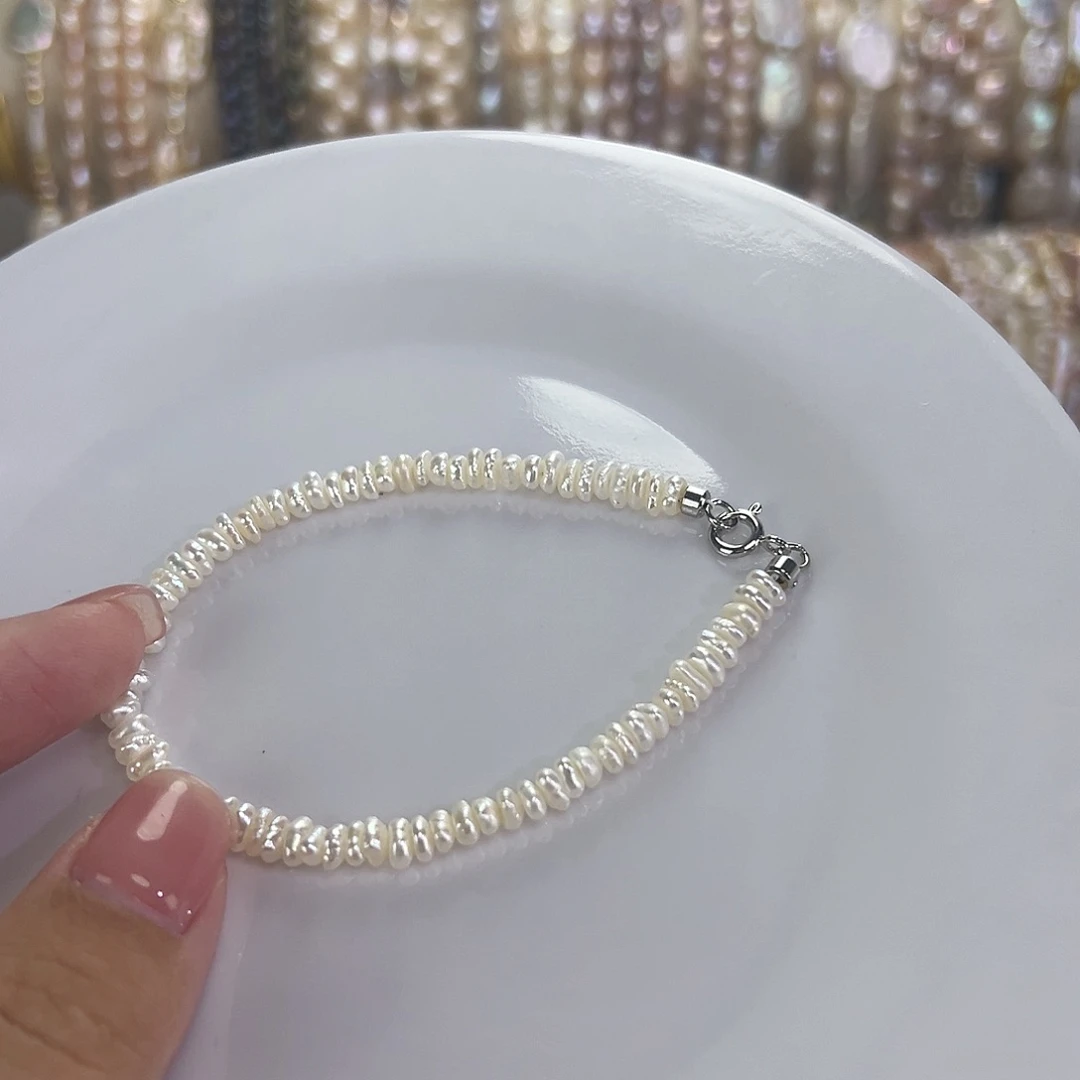 淡水珍珠手绳钛钢