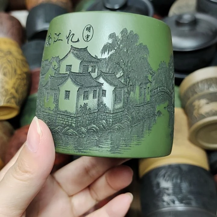 茶杯紫砂宜兴紫砂茶具正品