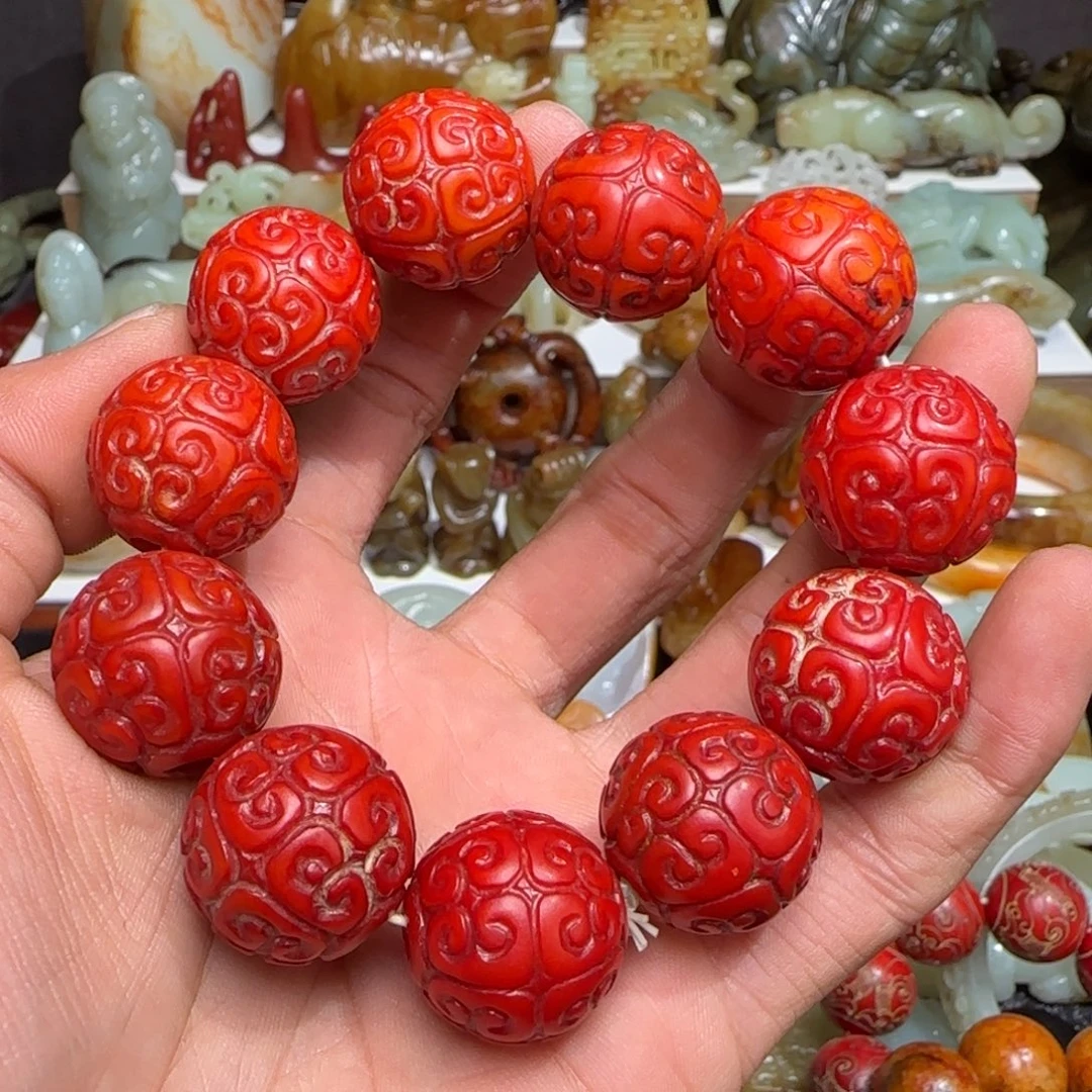 朝***露和田玉未镶嵌挂件