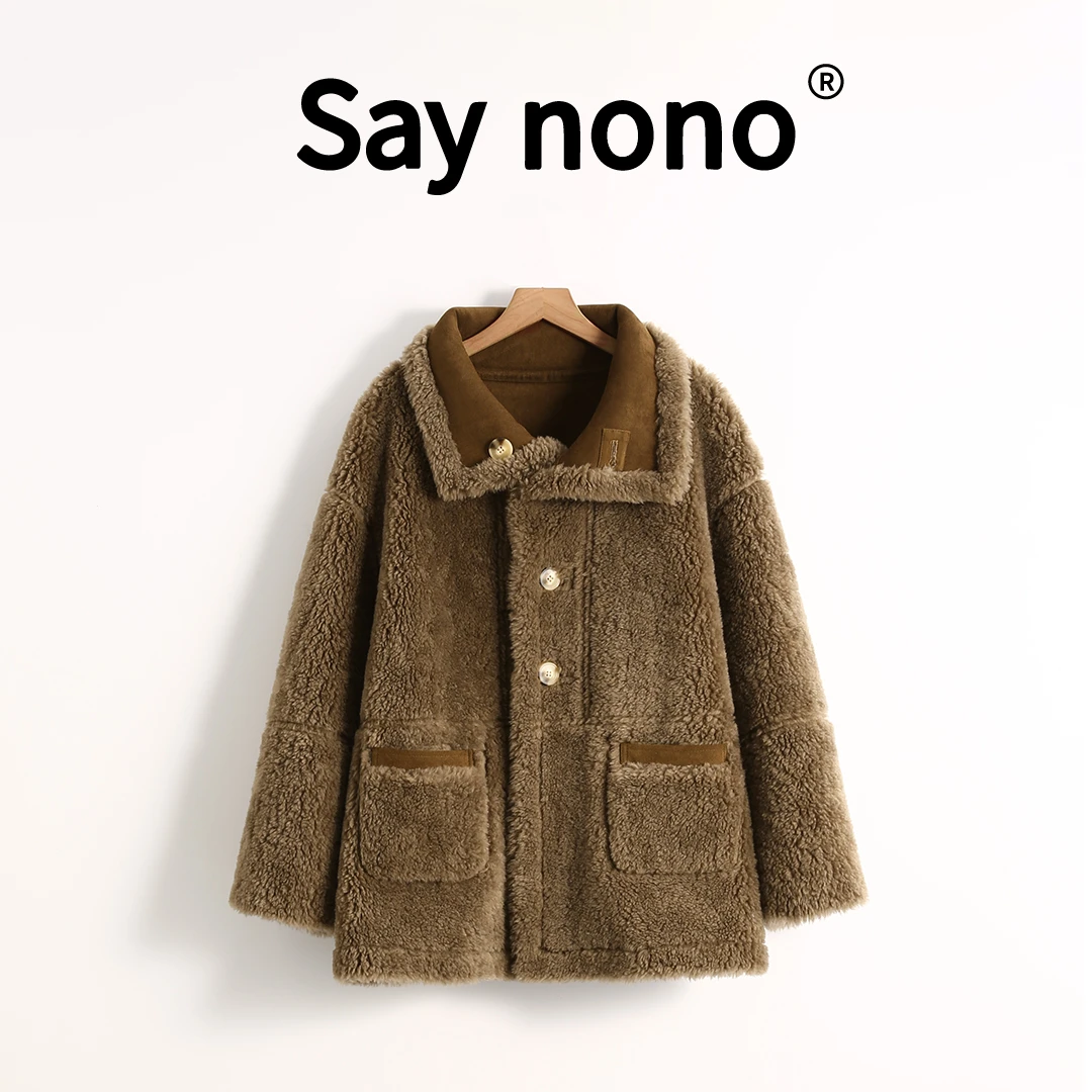 【HONEY AMOR】2024新款冬两面穿外套女中长款加厚大衣 /DZMZ26350