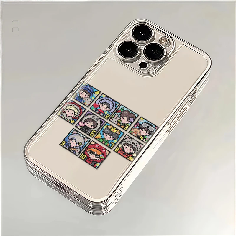 像素风十个勤天适用于苹果15/16promax手机壳14plus应援13新款12