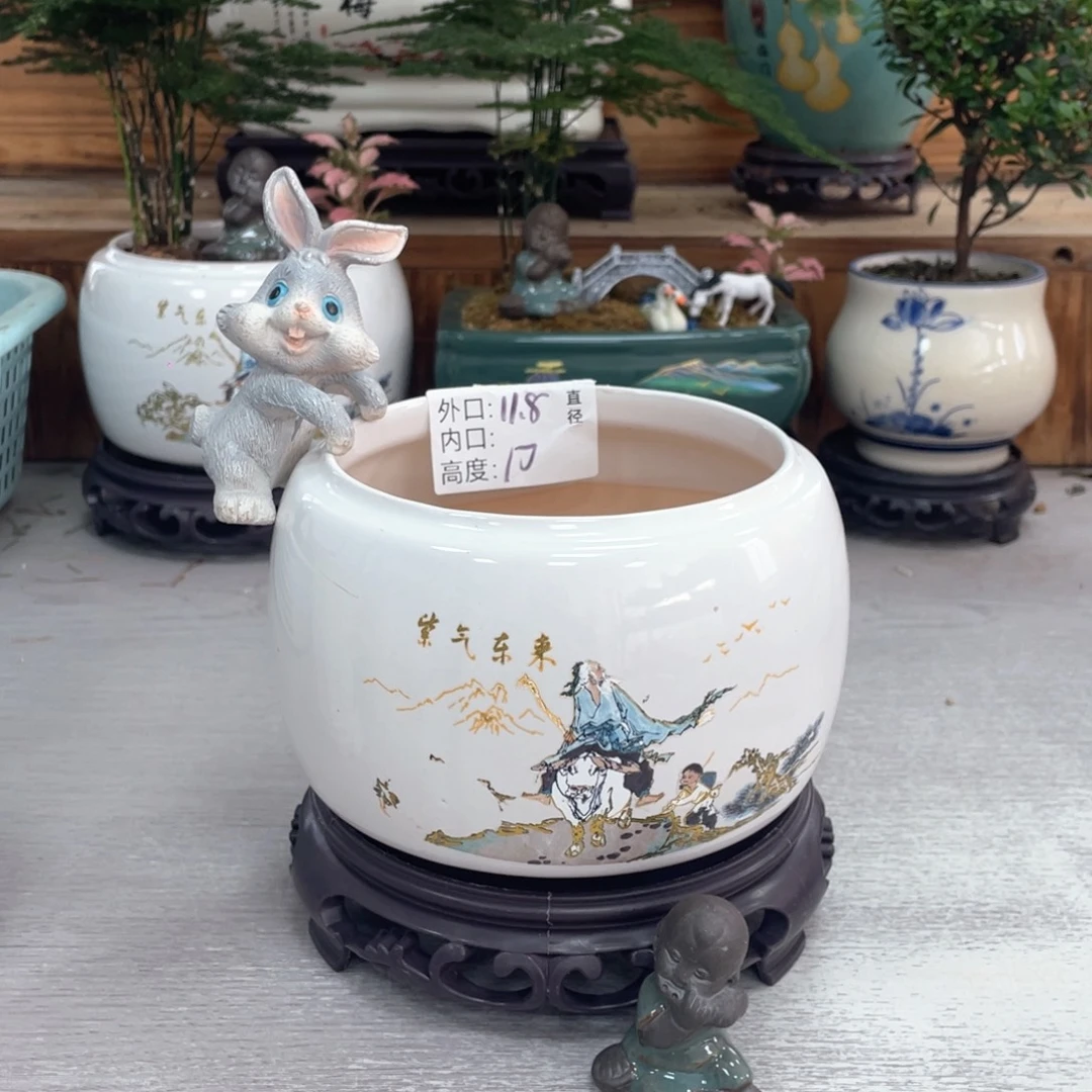 陶瓷花盆紫砂花盆艺术盆