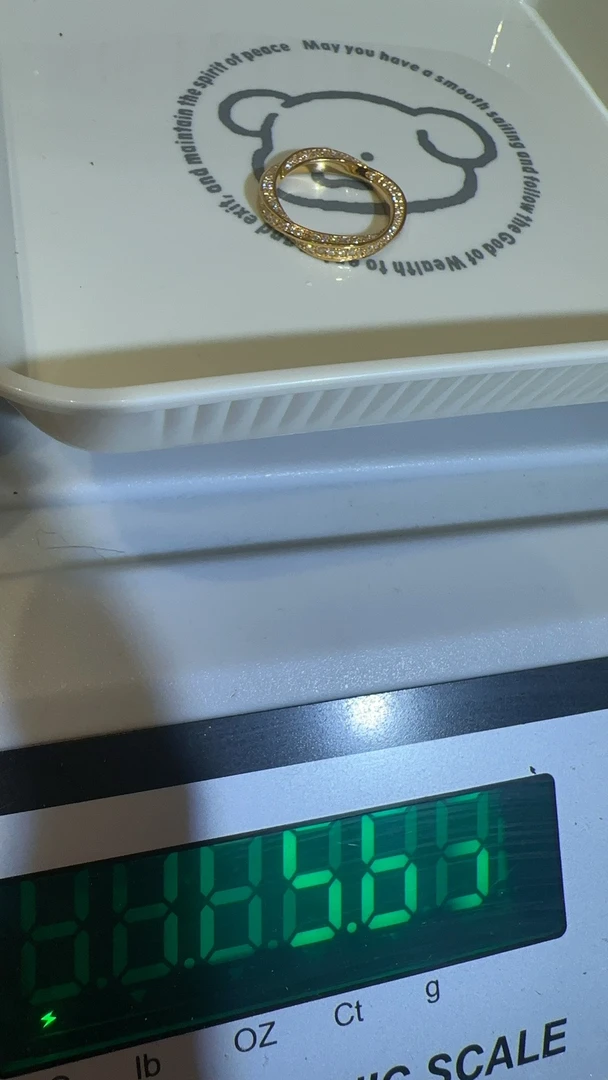 足金精品工艺戒指