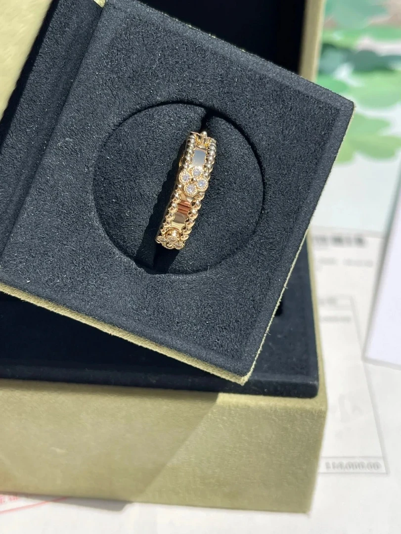 18K金窄版万花筒戒指