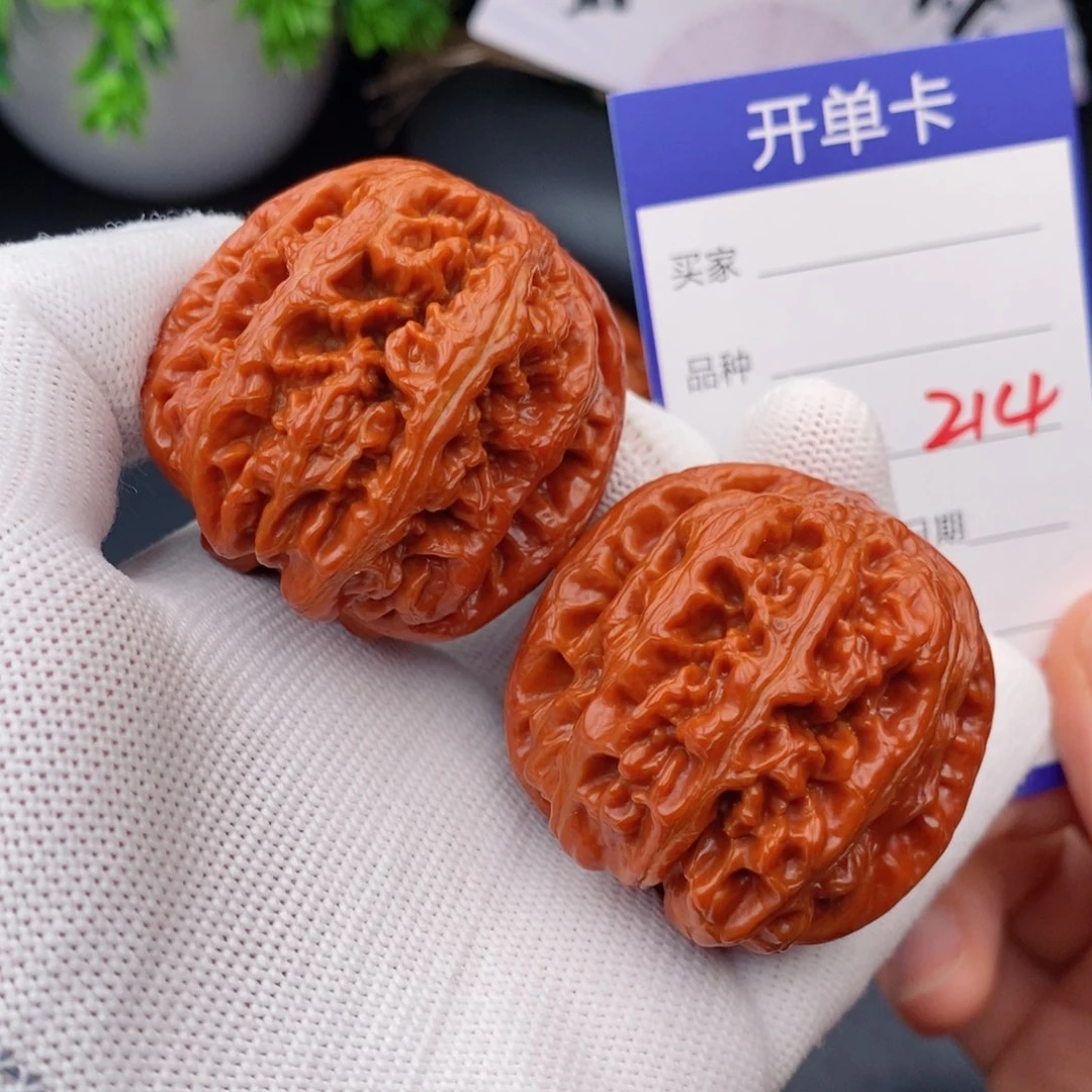 文玩核桃把件43粗筋214