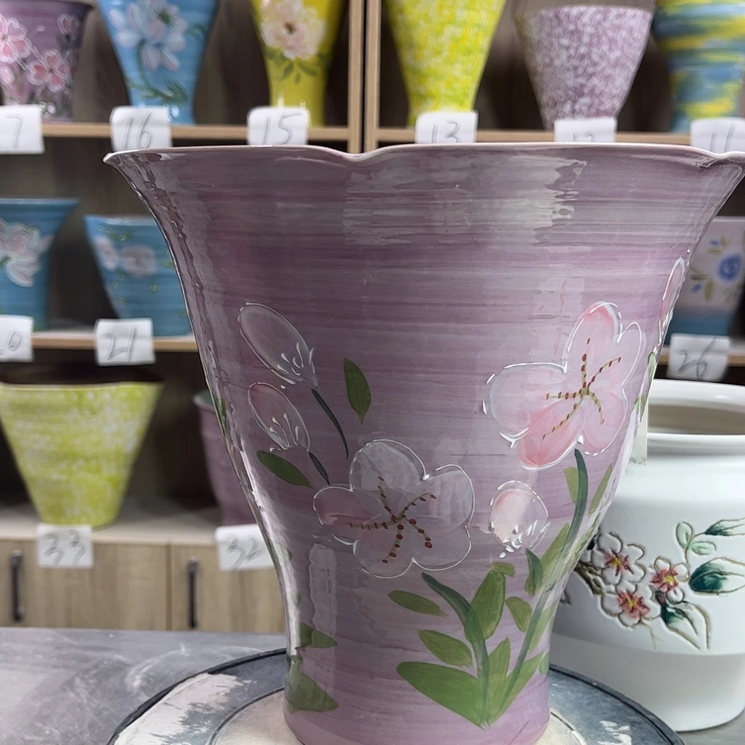 景德镇陶瓷花盆花盆