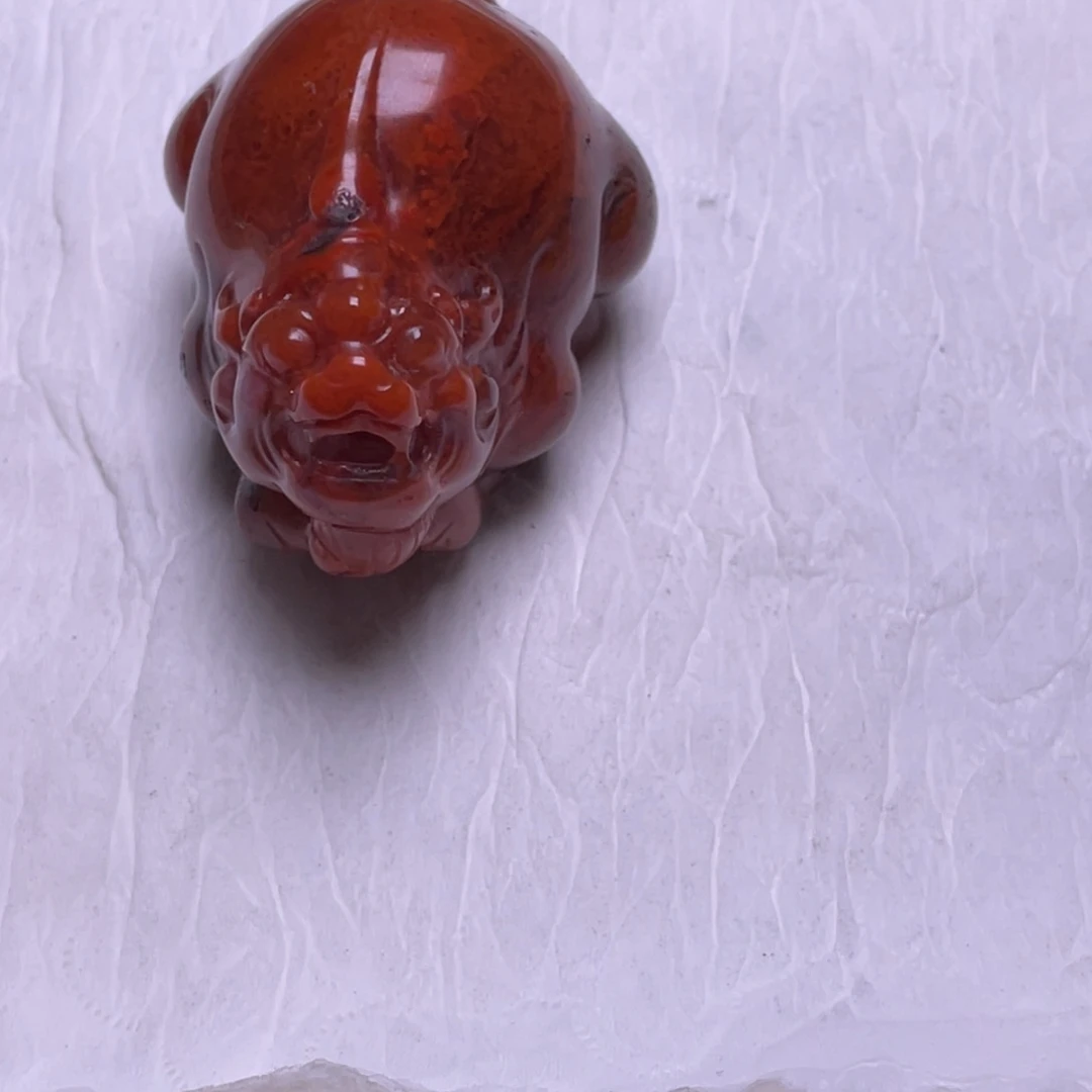 南红玛瑙南红貔貅未镶嵌山***。