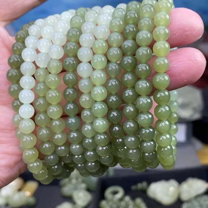 和田玉未镶嵌颈饰多样性发货一条