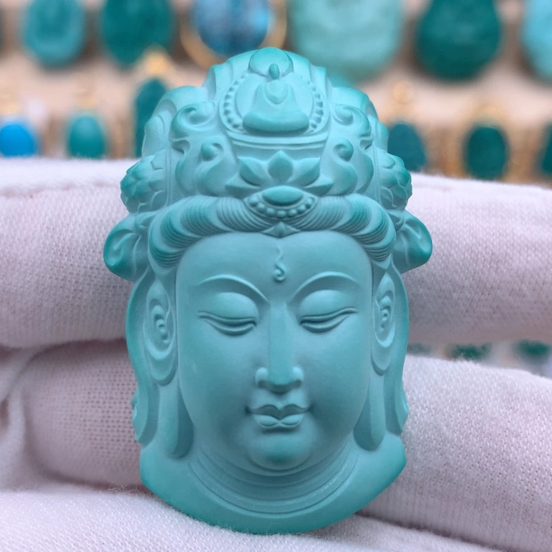 未镶嵌绿松石珠宝奇石