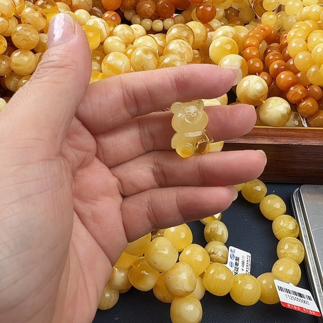 琥珀未镶嵌珠宝奇石