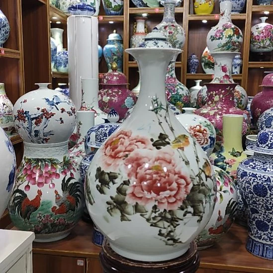 瓷片景德镇陶瓷花瓶子子