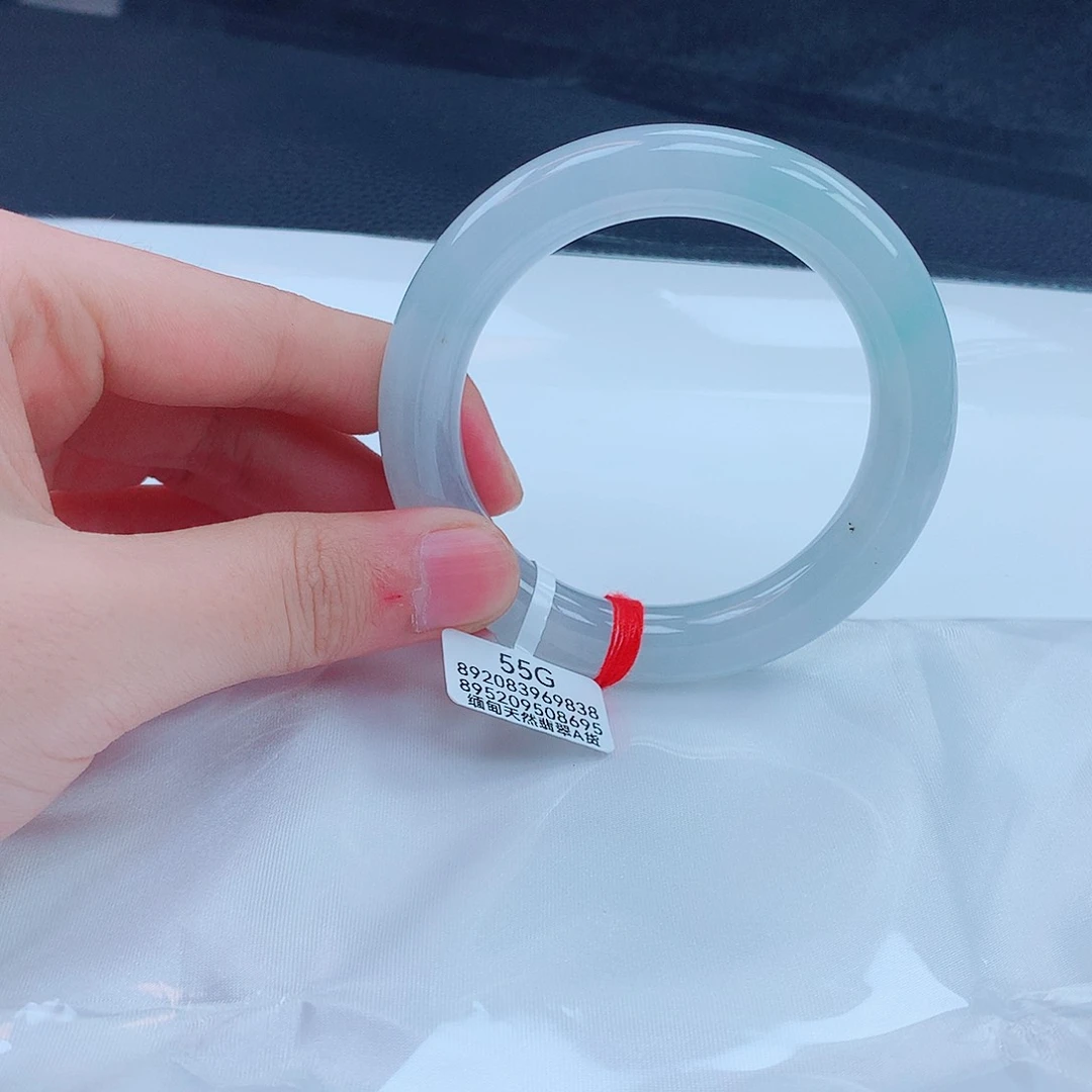 翡翠手镯未镶嵌天然缅甸翡翠A货手镯 