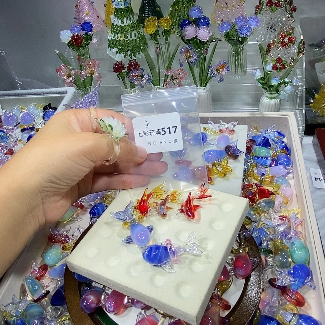 琉璃吊坠（不含链）517挂件五个