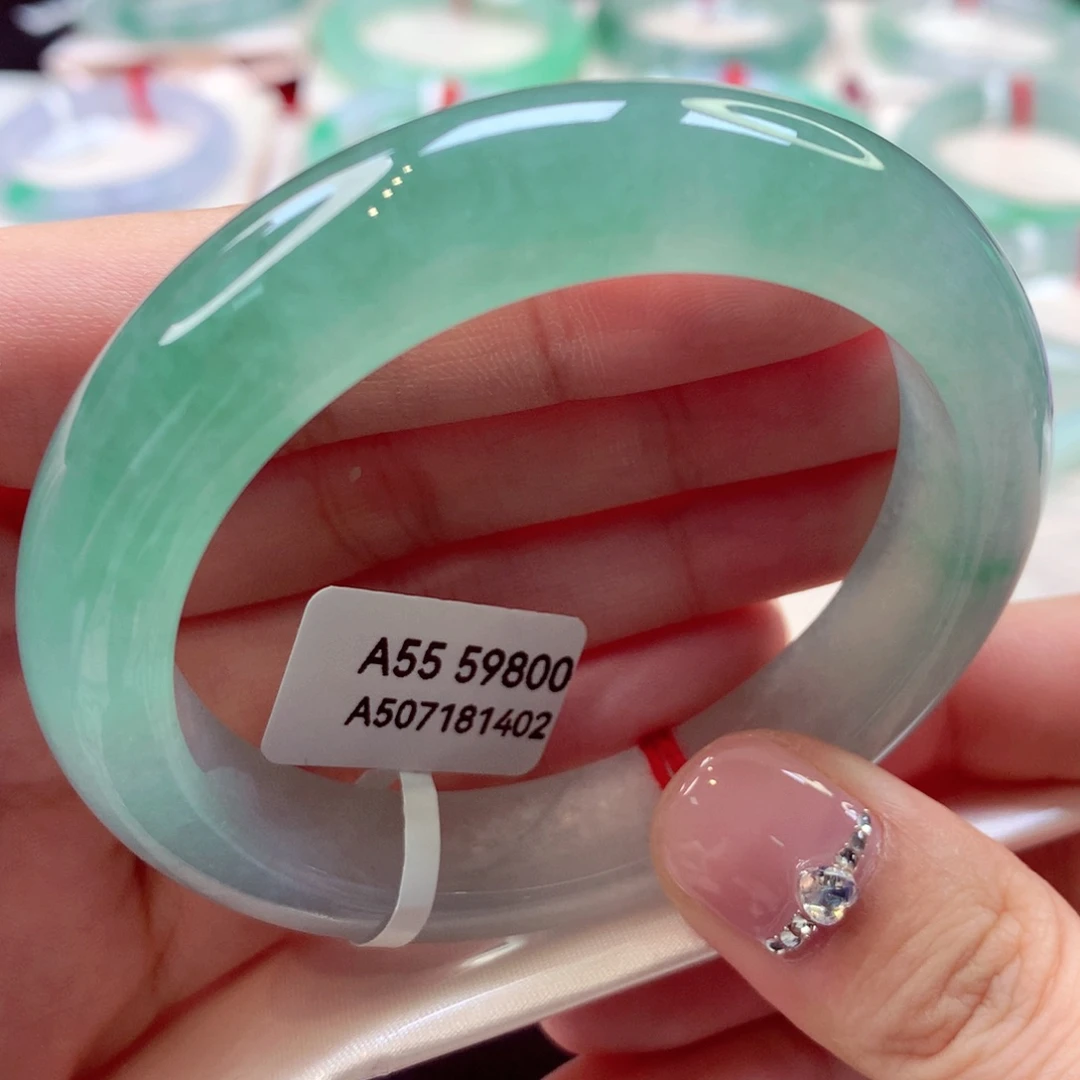 未镶嵌手镯翡翠45号正圈77