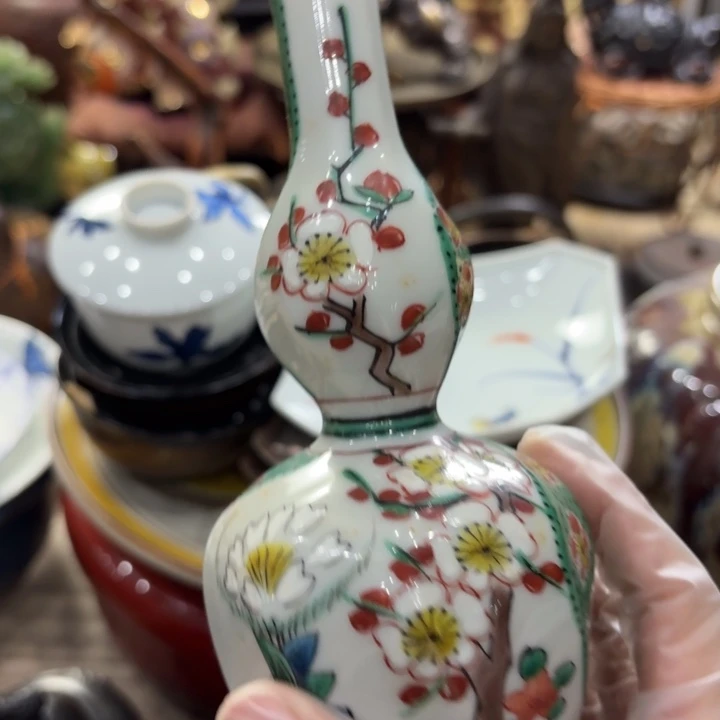 陶瓷古美术置物摆件