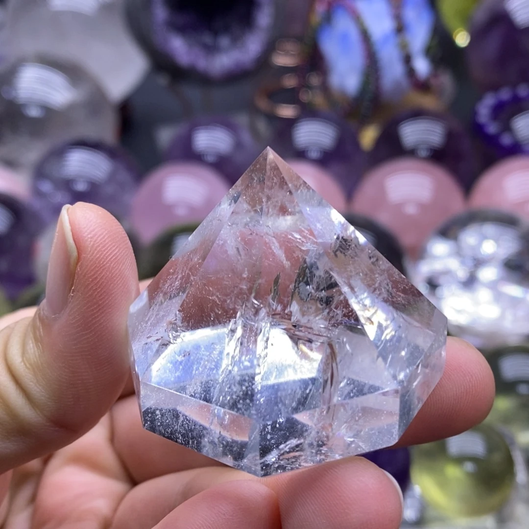 未镶嵌珠宝半成品水晶841白水晶
