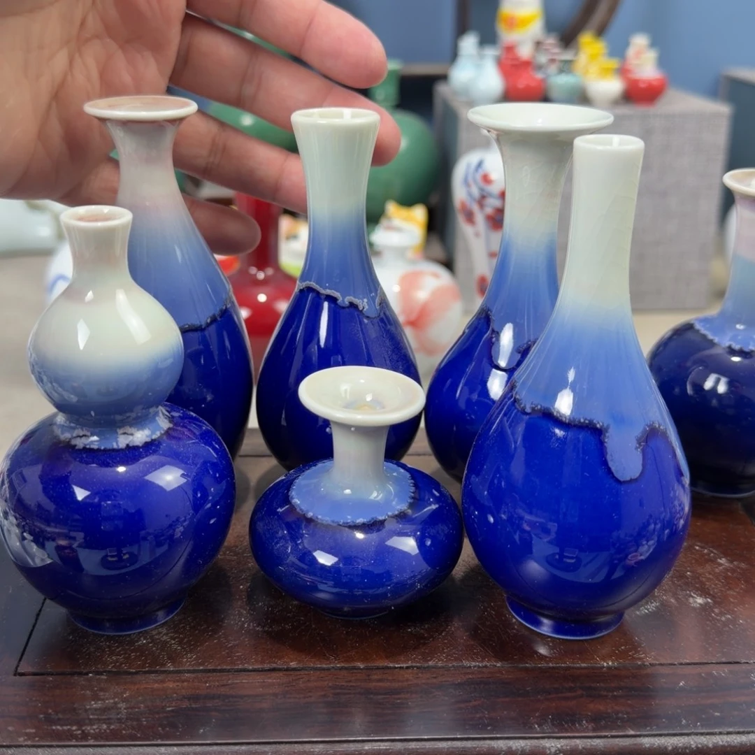 陶瓷手工小花器摆件