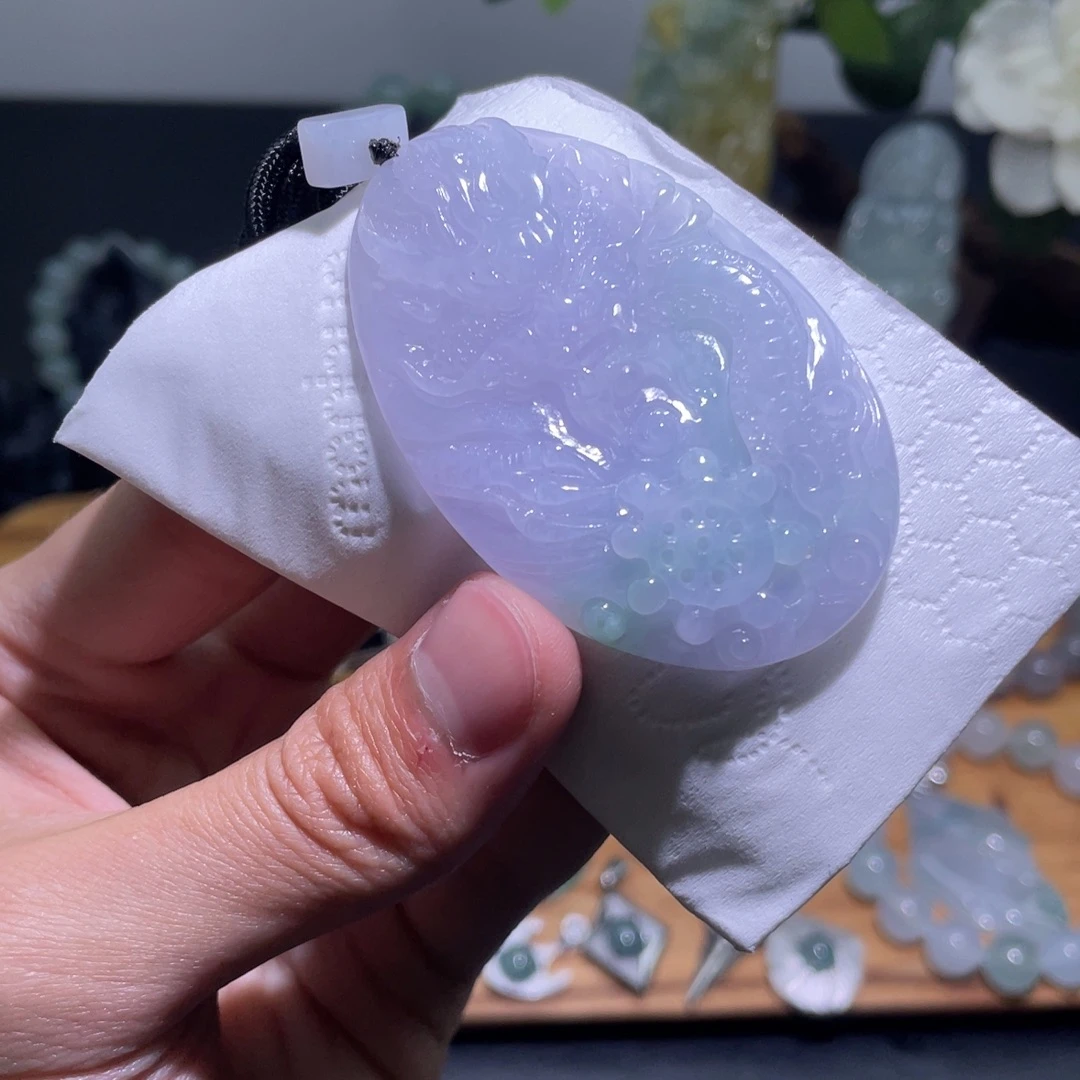 定制翡翠未镶嵌吊坠