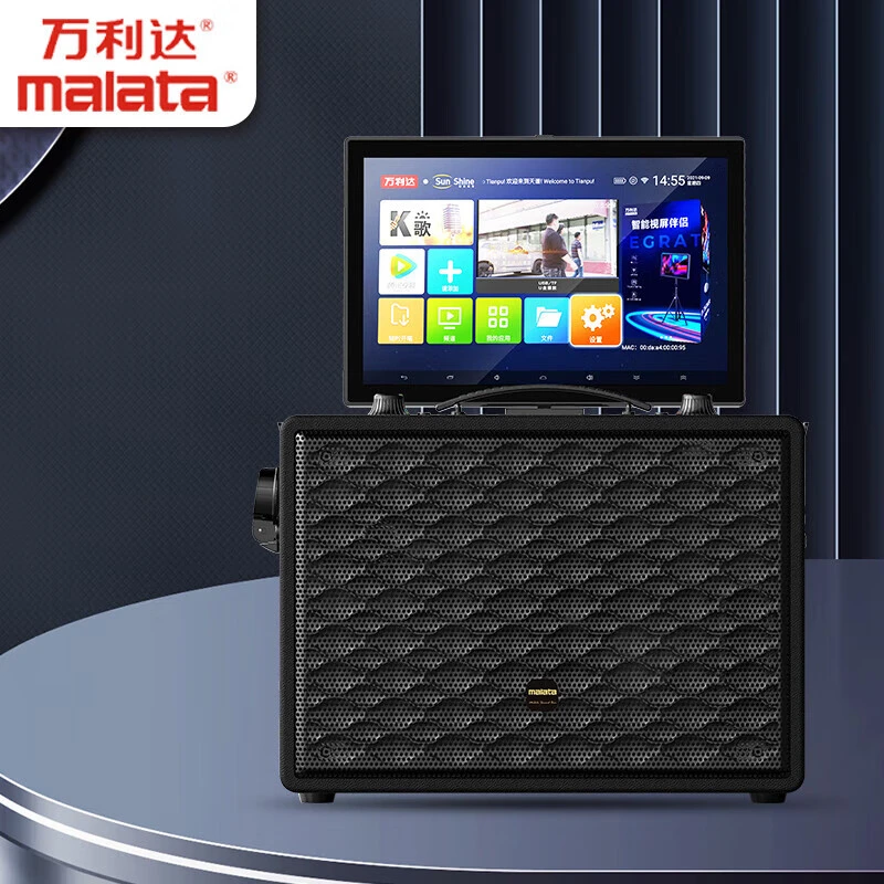 万利达M+9180E户外广场舞音响显示屏移动ktv大功率卡拉ok一体机