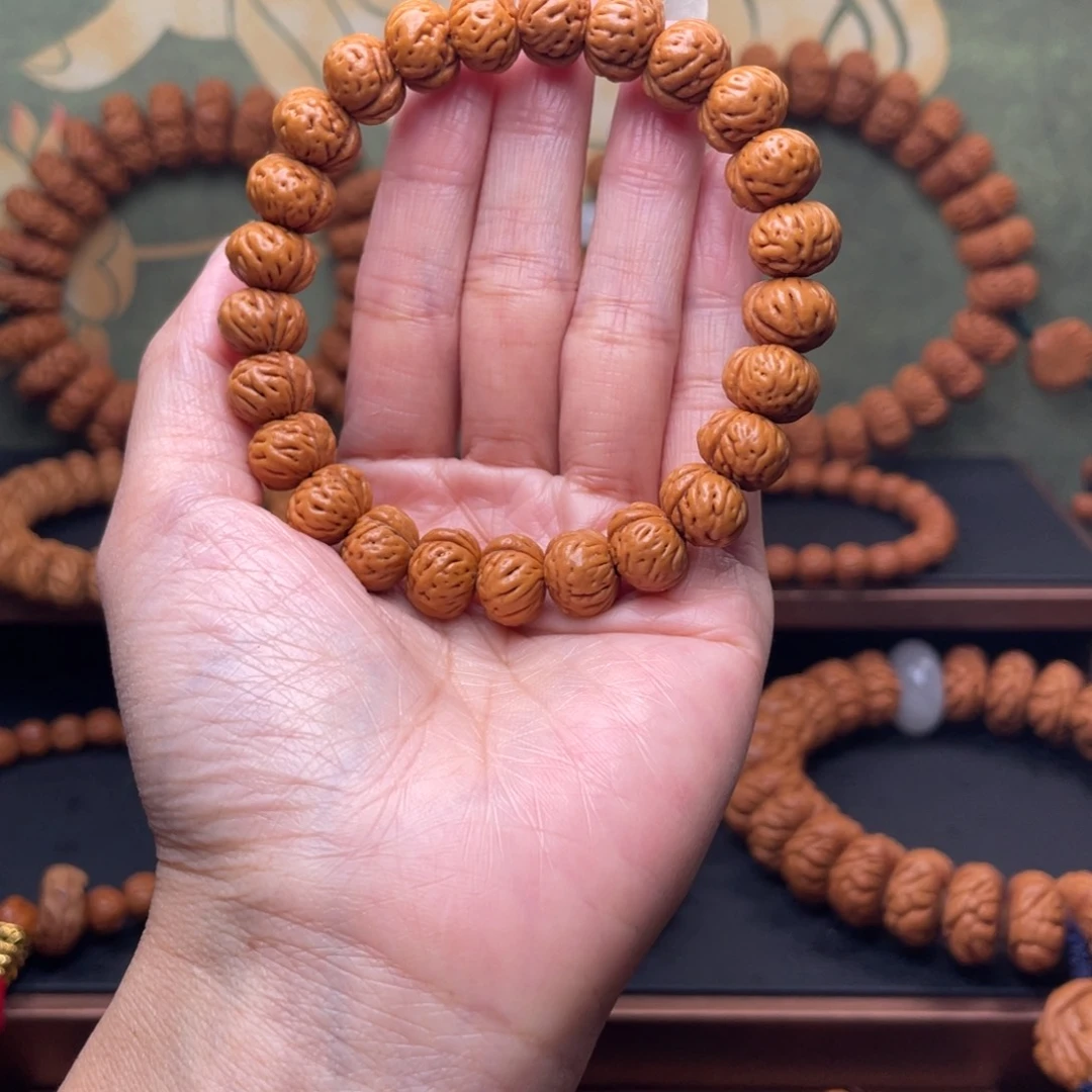 M***】桃核手串12蟠桃单圈