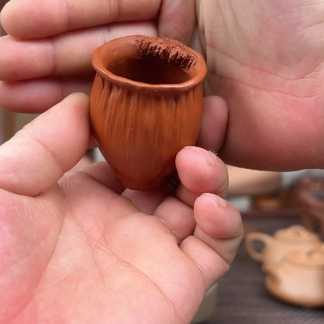 紫砂茶杯问香杯的那个莲子